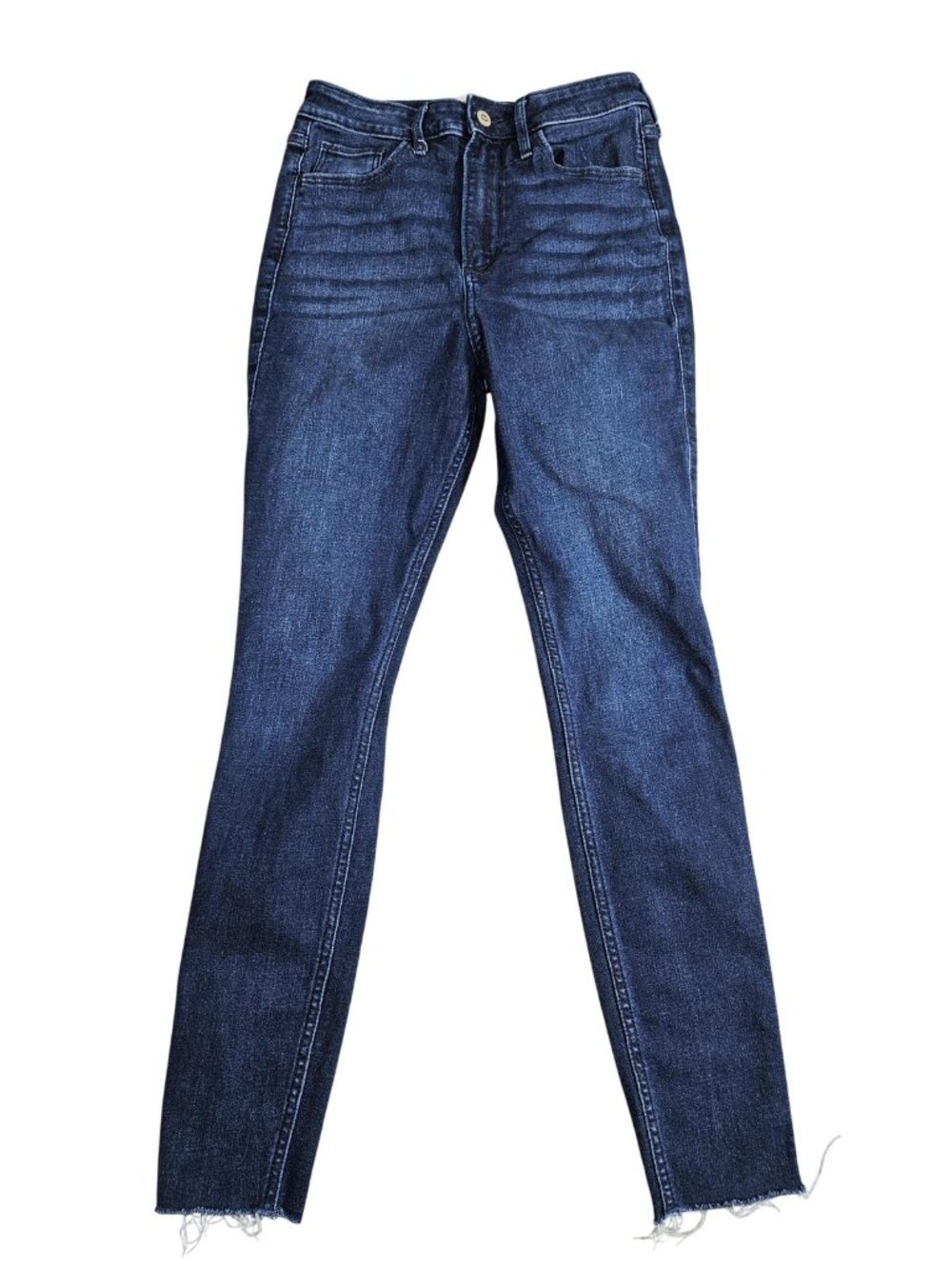 Hollister Curvy High Rise Super Skinny Jeans Juniors‎ 5R Blue Stretch Denim